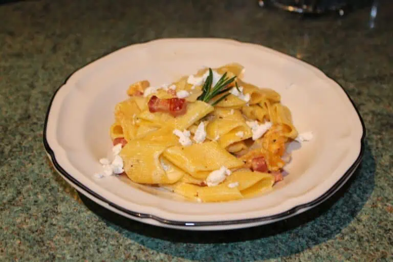 Pumpkin, Pancetta and Rosemary Pennoni