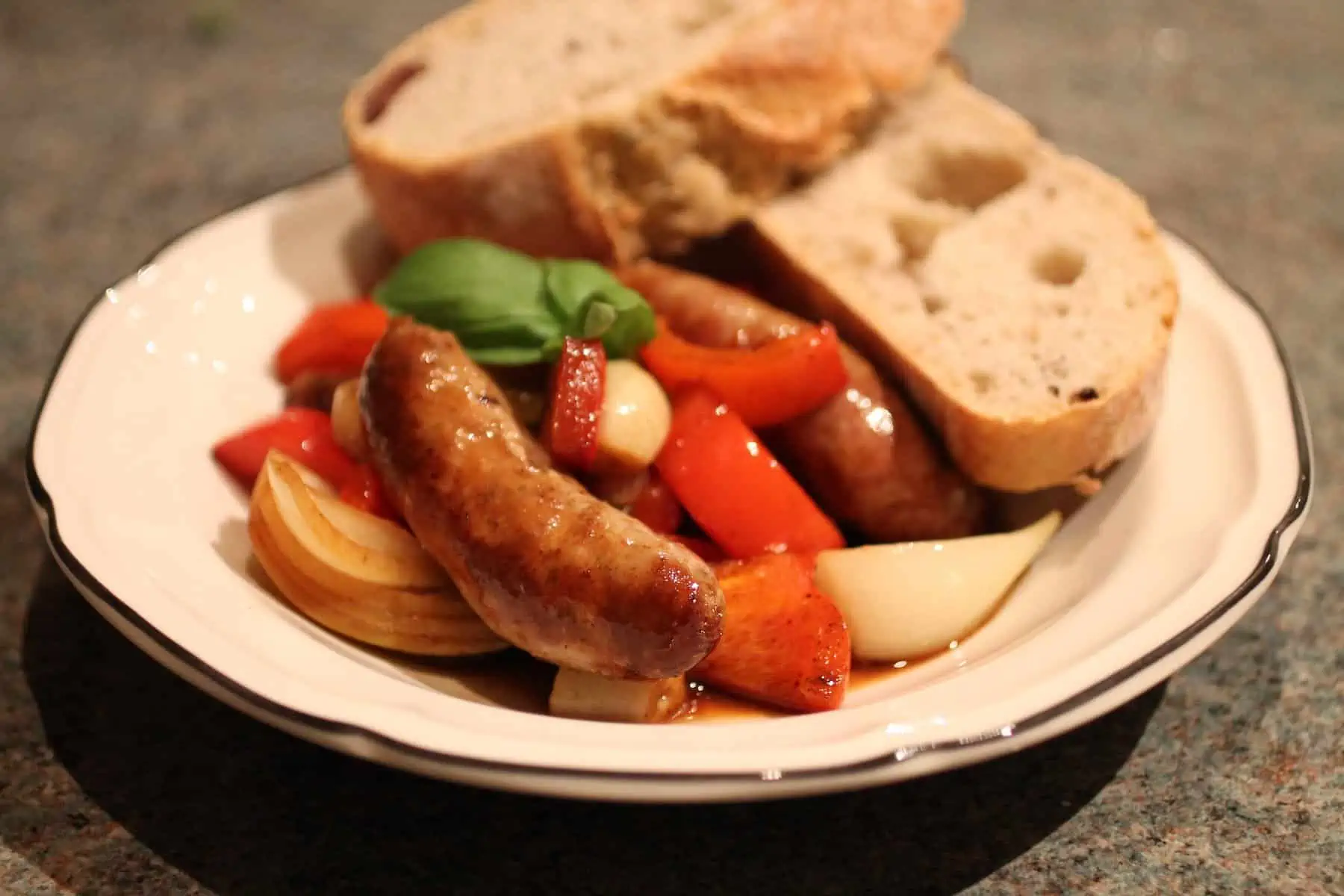 One Pan Balsamic Sausage and Peppers (1)