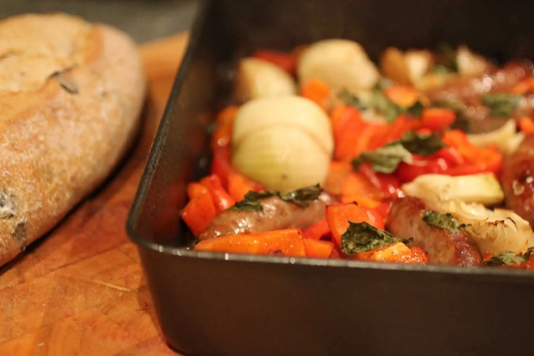 One Pan Balsamic Sausage and Peppers (2)