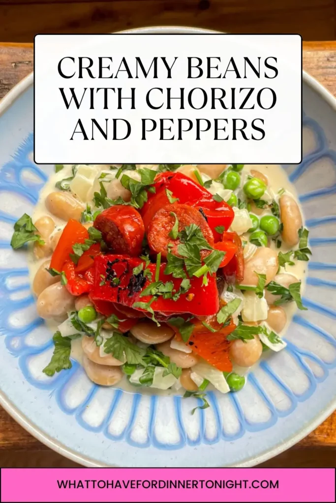 Creamy beans with honey glazed chorizo recipe pinterest