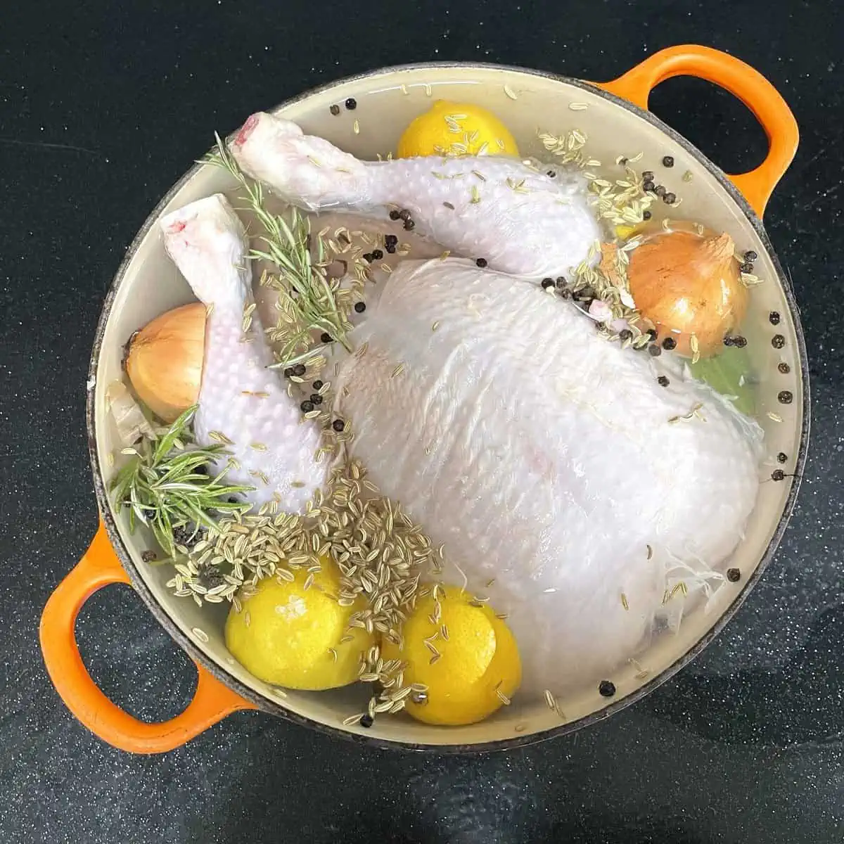 The Juiciest Brined Chicken