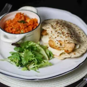 Homemade Chicken-pittas-with-spicy-rice