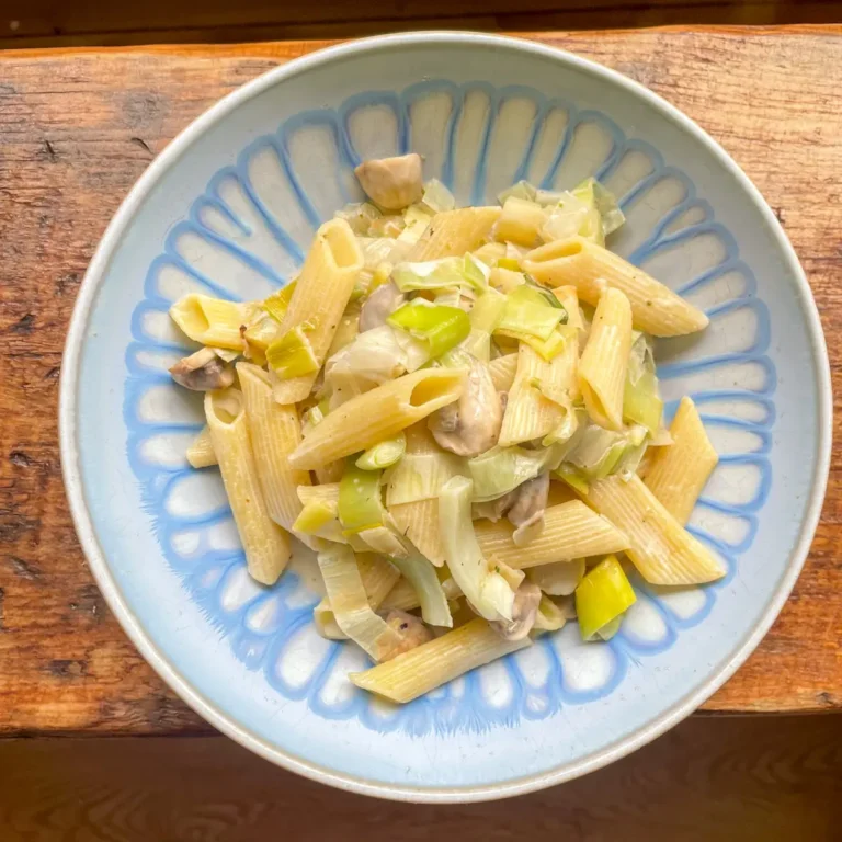 Fennel, Leek and Mushroom Pasta
