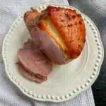 Sliced classic baked ham