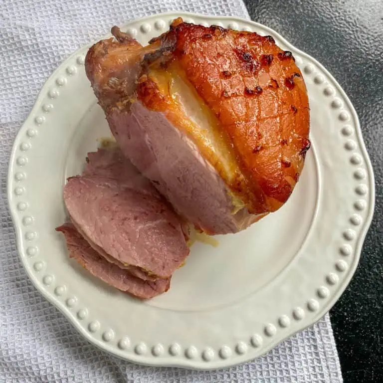 Sliced classic baked ham