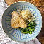 Seared Tuna Rice Bowl with Greens and Wasabi Dressing (Easy Dinner)
