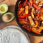 Smoky halloumi fajitas With avocado