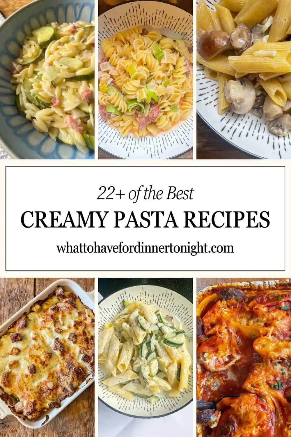 22+ of the best creamy pasta recipes recipes what to have for dinner tonight Pinterest