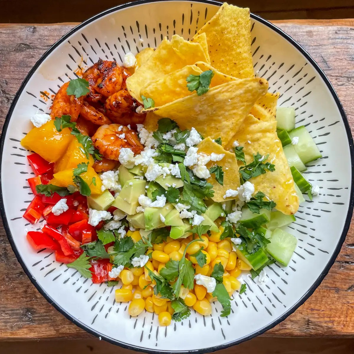 Prawn Taco Salad