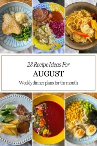 28 dinner recipe ideas for August cover image