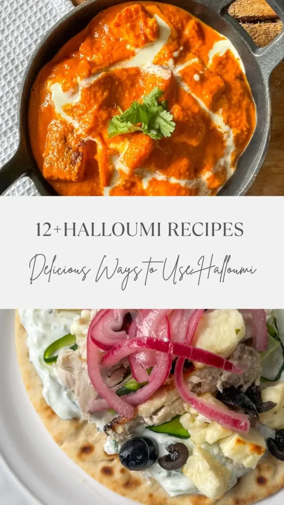 12+ delicious ways to use halloumi Pinterest image