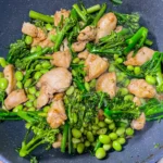 15 Minute Honey Soy Chicken with Broccoli and Edamame